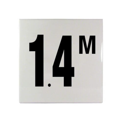 Inlays C612714 6 In. Smooth Ceramic 1.4 M Tile 1