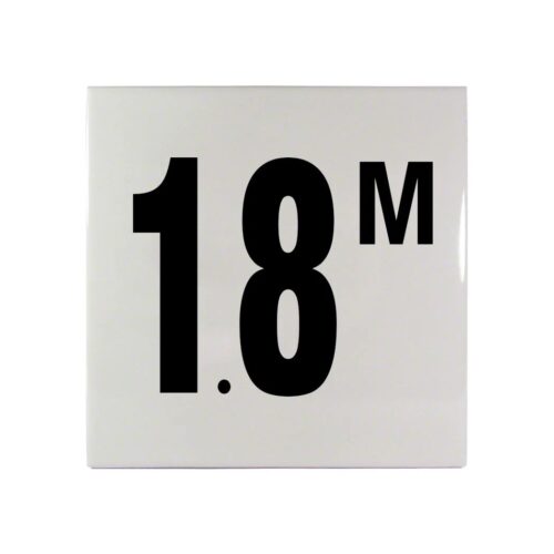 Inlays C612718 6 In. Smooth Ceramic 1.8 M Tile 1