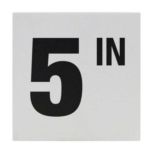 Inlays C620505 6 In. Non-Skid Ceramic 5IN Depth Marker Tile 1
