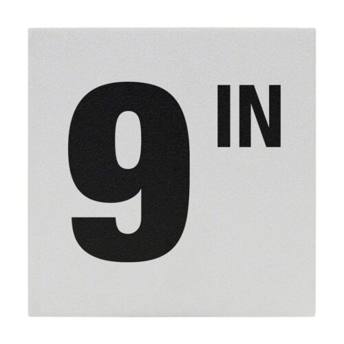 Inlays Inc. C620509 6IN Non-Skid Ceramic 9IN Depth Marker Tile 1