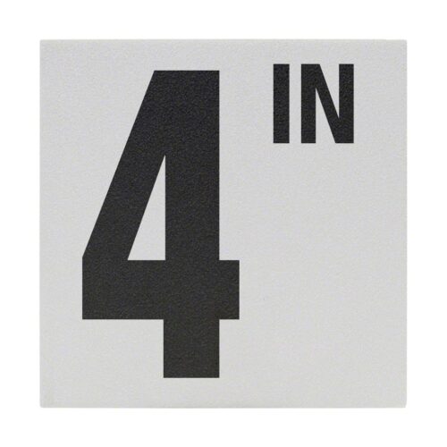 Inlays CC620504 6 In. Non-Skid Ceramic 4IN Depth Marker Tile 1