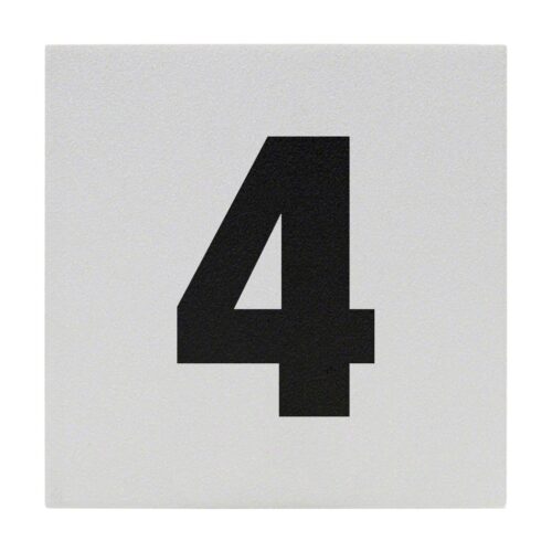 Inlays CC621050 6 In. Non-Skid Ceramic Number 5 Depth Marker Tile 1