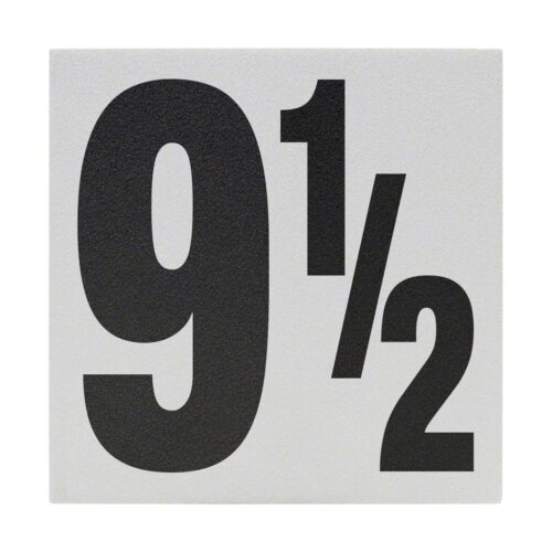 Inlays CC621091 6 In. Non-Skid Ceramic Number 9 1/2 Depth Marker Tile 1