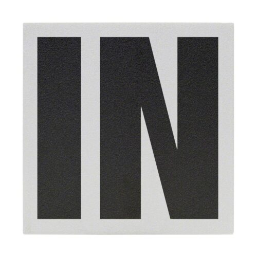Inlays CC623505 6 In. Non-Skid Ceramic IN Letters Tile 1