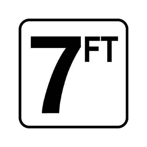 Inlays V620070 6 In. 7FT Depth Marker Vinyl Stick-On 1