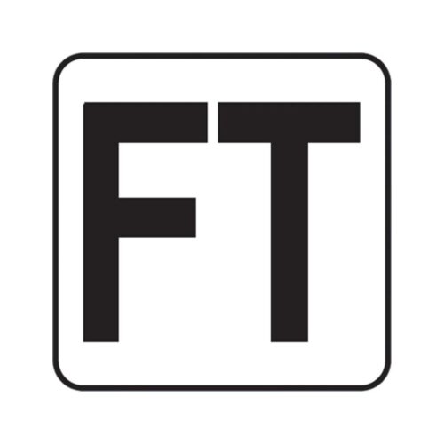 Inlays V623500 6 In. FT Letters Vinyl Stick-On 1