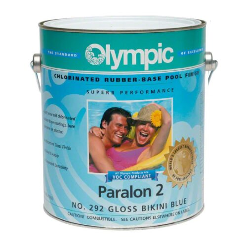 Olympic 2925 5 Gallon Paralon 2 Bikini Blue Chlorinated Rubber Base 1