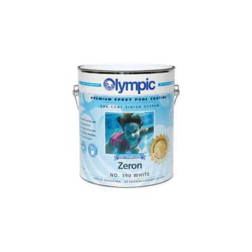 Olympic 3901 1 Gallon Zeron One-Coat White Epoxy Pool Coating