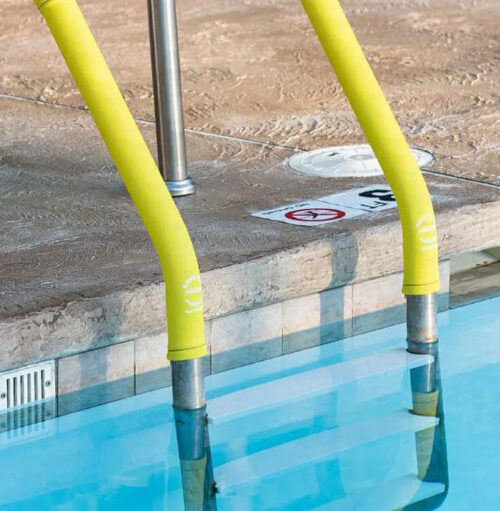 Safety Grip High Visibility Yellow Hand Rail Cover