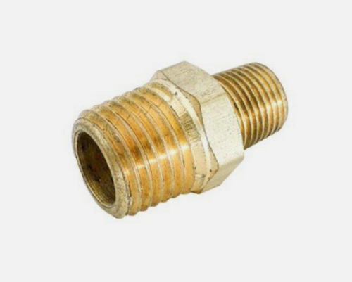 I.W. Industries 119C .25 In. x .12 In. Male Brass Reducer Coupling