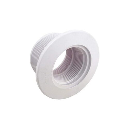 Pentair 542404 Body Wall Fitting, 1.5 In. FPT X 1.5 In. MPT, White 1
