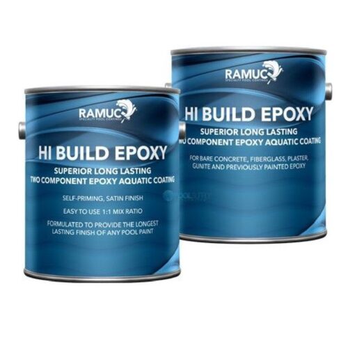 Ramuc 912232802 2 Gallon EP Hi-Build Epoxy Premium Pool Paint Dawn Blue