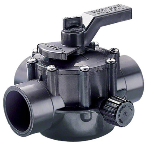 Zodiac-3407-Jandy-Pro-Series-2-Port-Space-Saver-Valve,-1-1-2-In.---2-In.,-with-Positive-Seal