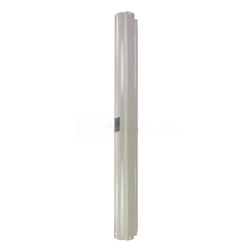 Upright, 52-1/8 In. x 6 In., Steel, Notched, Beige (52 In.)