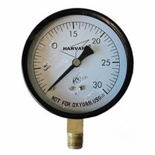 American-Granby-IPPG302-4B-Pressure-Gauge,-2-In.,-Plastic,-0-30-PSI,-with-1-4-In.-Back-Mount