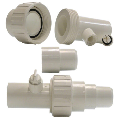 Raypak-H000318-Union-Drain-Kit,-1.5-In.-X-1-4-In.,-PVC