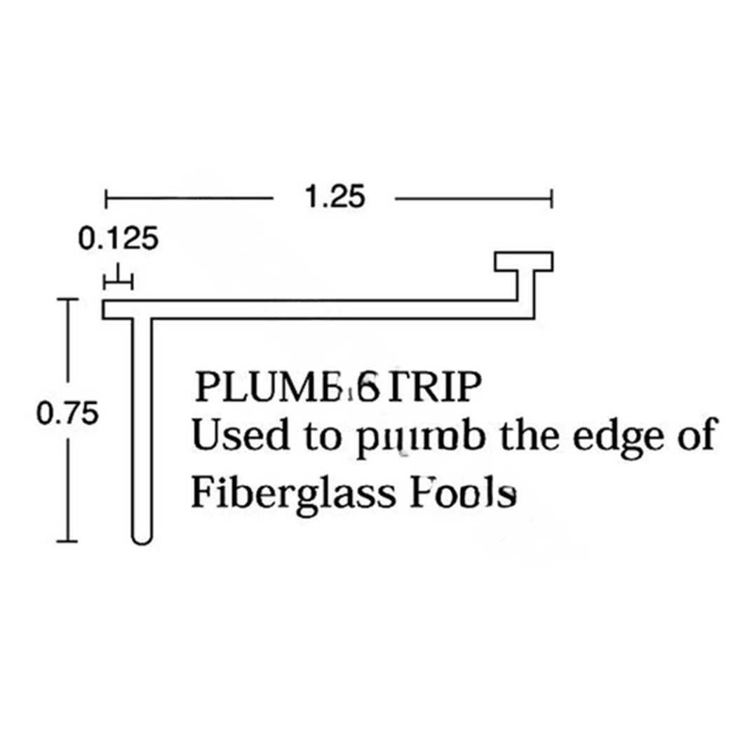 Stegmeier-9CF922-FLEX-Capstone-Plumb-Strip-Method,-8-Ft.,-Gray,-Case-of-14