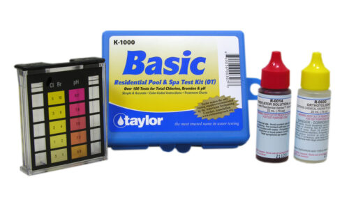 Taylor K-1000E Basic OTO Test Kit, Chlorine/Bromine/pH