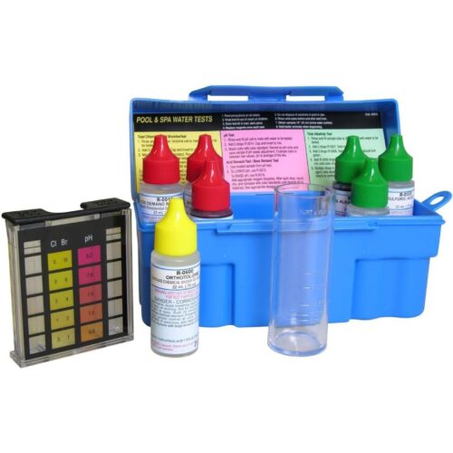 Taylor K-1003-6 OTO High-Range 4-In-1 Test Kit, Chlorine/Bromine/pH/Alkalinity, Case of 6 2