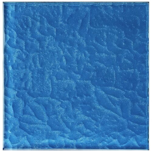 Master Tile SOLSLABLU6 Glass Tile, 6 In. x 6 In., Sole Slate Dark Blue, 44 Pieces, 11 Sq. Ft. per Carton 1