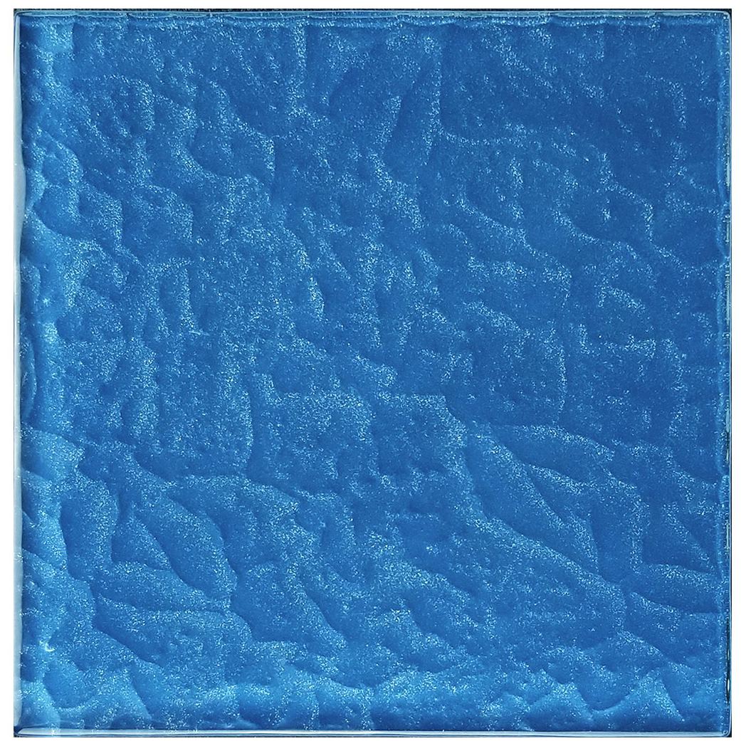 Master Tile SOLSLABLU6 Glass Tile, 6 In. x 6 In., Sole Slate Dark Blue, 44 Pieces, 11 Sq. Ft. per Carton 1