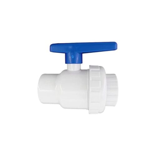 Praher 150-011 Single Union Ball Valve, 1-1/2 In. Socket/FIP 1