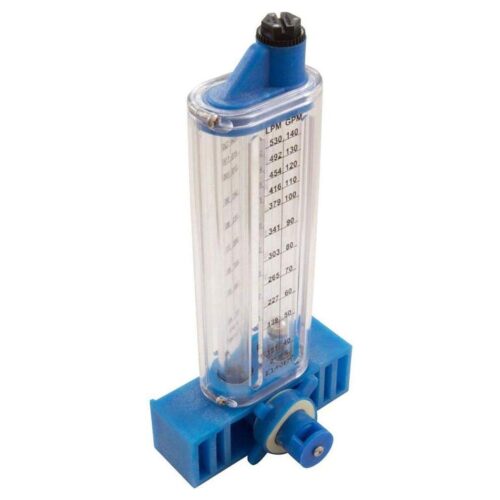 Rola-Chem 570351 Flow Meter, 40-To-150 GPM, for 2 In. Pipe, PVC, Top Mount 1