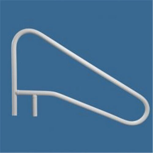 Saftron-CBRTD-354G-Return-To-Deck-Hand-Rail,-3-Bend,-Gray