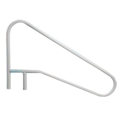 Saftron-CBRTD-354GG-Return-To-Deck-Hand-Rail,-3-Bend,-Graphite-Gray