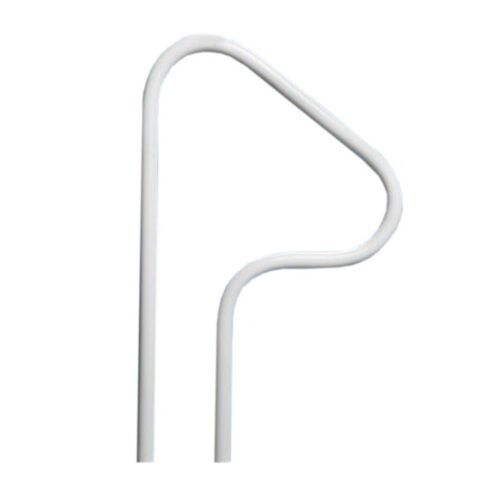 Saftron-P-326-RTDG-Return-to-Deck-Handrail,-26-In.,-3-Bend,-Gray