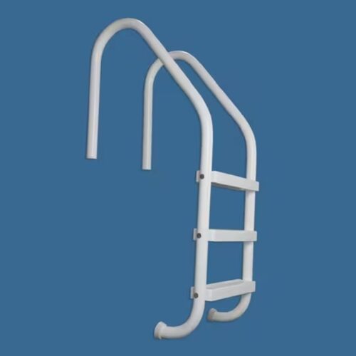 Saftron PPL-324-3S-GG Residential Inground Premium Plus Ladder, 3-Step, Graphite Gray 1