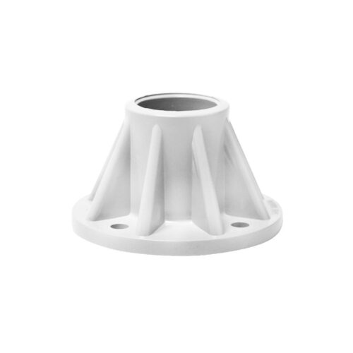 Saftron SB-3W Surface Mounting Base, 3 In., White 1