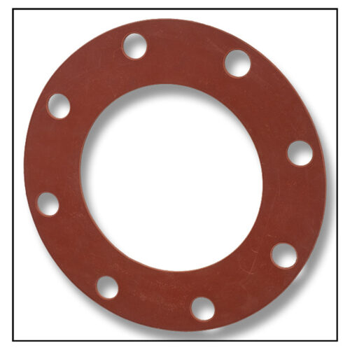 Tipco-1600100125-Flange-Gasket,-6-In.,-Full-Face,-Red