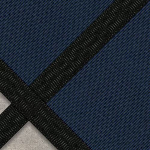 20 x 40 HPI Standard Mesh Safety Pool Cover with Center End Step, Blue, 90% Opacity