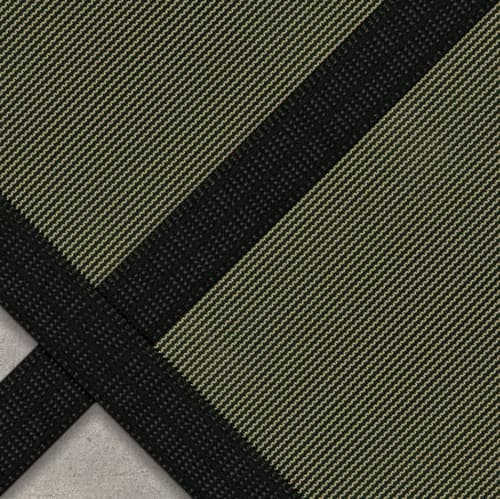 20 x 40 HPI Standard Mesh Safety Pool Cover with Center End Step, Tan, 90% Opacity