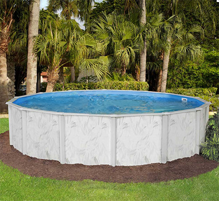 Coastal Round Above Ground Pool Kit