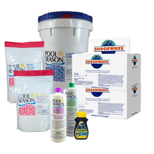 Pool Season Chemical Kit For Large Pools