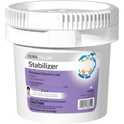 DuraChlor C002641-CS77C1 Chlorine Stabilizer, 4 Lb. Pail