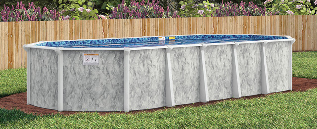 Oval Silver Sea Above Ground Pool Kit