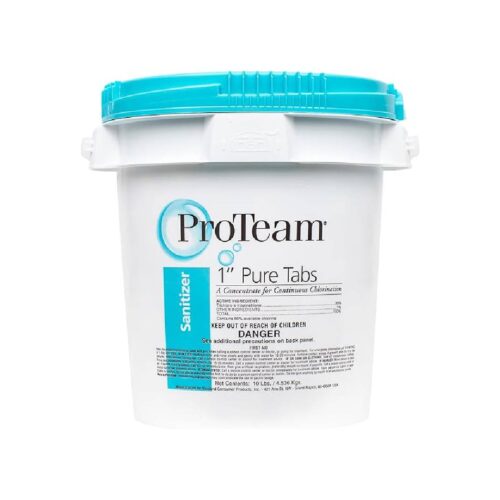 ProTeam C002417-CS74C1 1" Pure Tabs - Chlorine Tablets, 10 Lb.