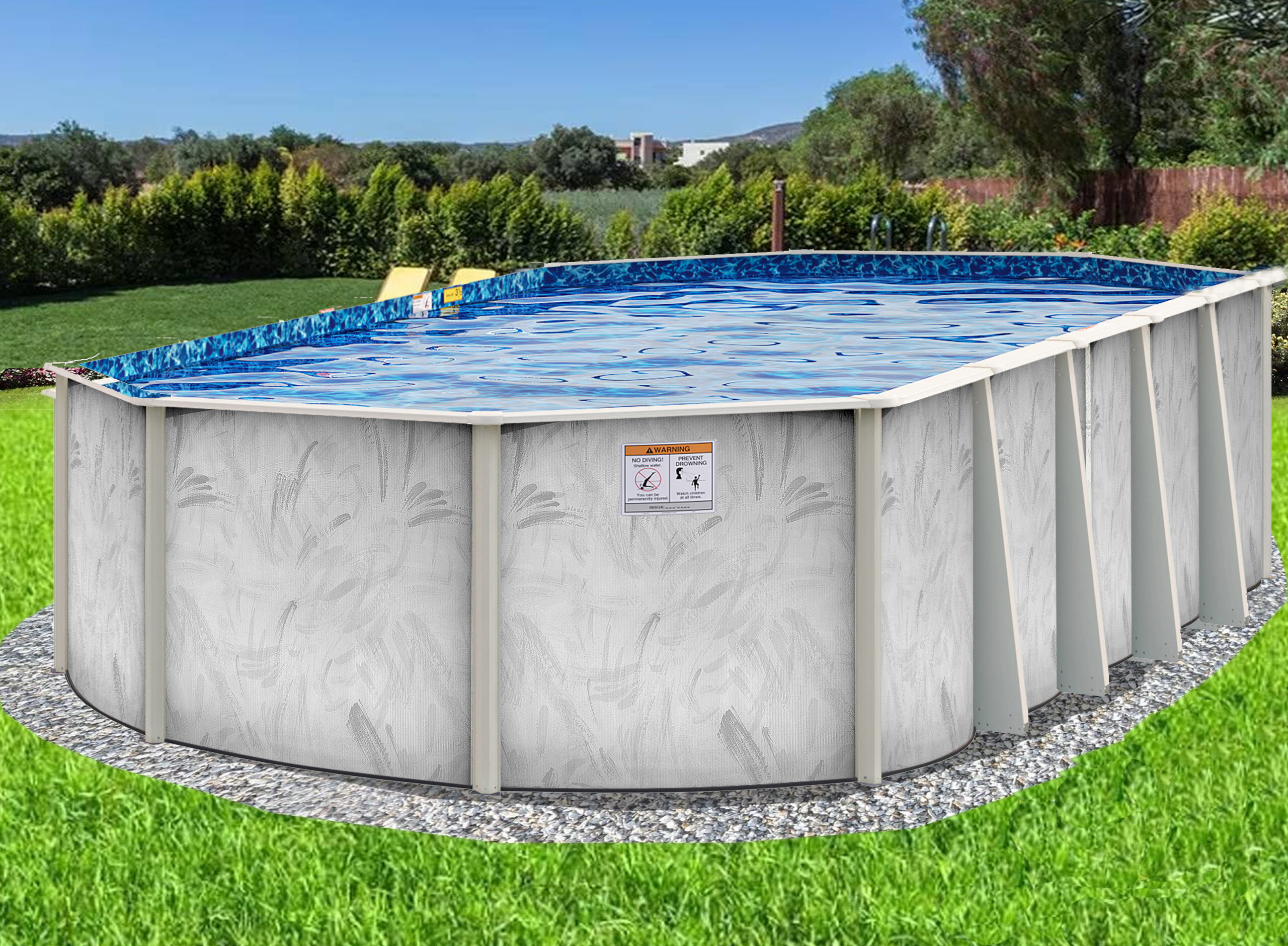 15 x 24' Oval 52" Coastal Above Ground Pool Kit