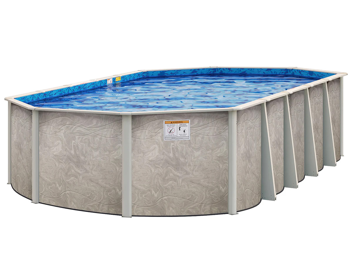 16' x 32' Oval 54" Silver Interlude Above Ground Pool Kit - Image 3
