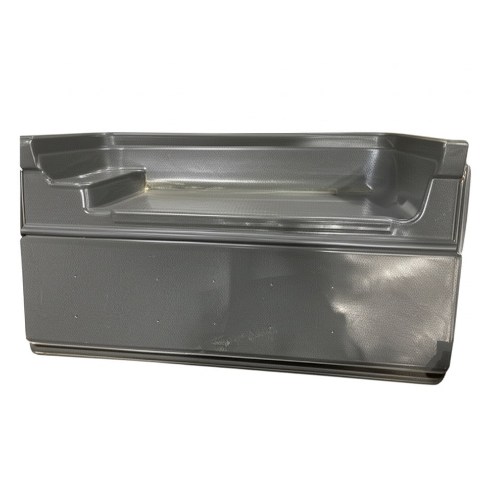 Latham 8' Straight Sunledge for 42" Wall Pools - Gray