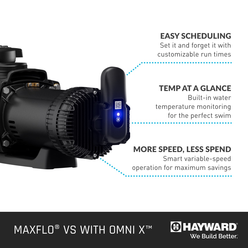 Hayward Maxflo Variable Speed Pool Pump - 420 OL With Omnix
