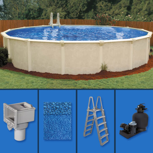21' Round Century Above Ground Pool Kit Package