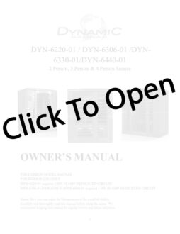 Dynamic Bergamo 4-Person Low EMF FAR Infrared Sauna Manual Page