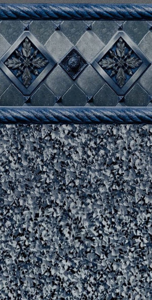 Bayview Gray Platinum Inground Pool Liner