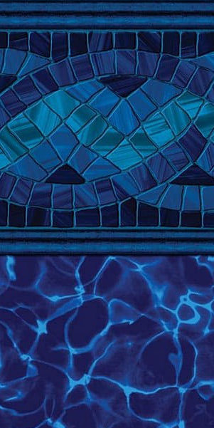 Carnegie Cobalt with Cobalt Fusion Inground Pool Liner