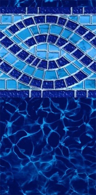 Delmar with Cobalt Fusion Inground Pool Liner