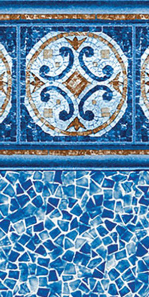 Hampton with Seaglass Inground Pool Liner